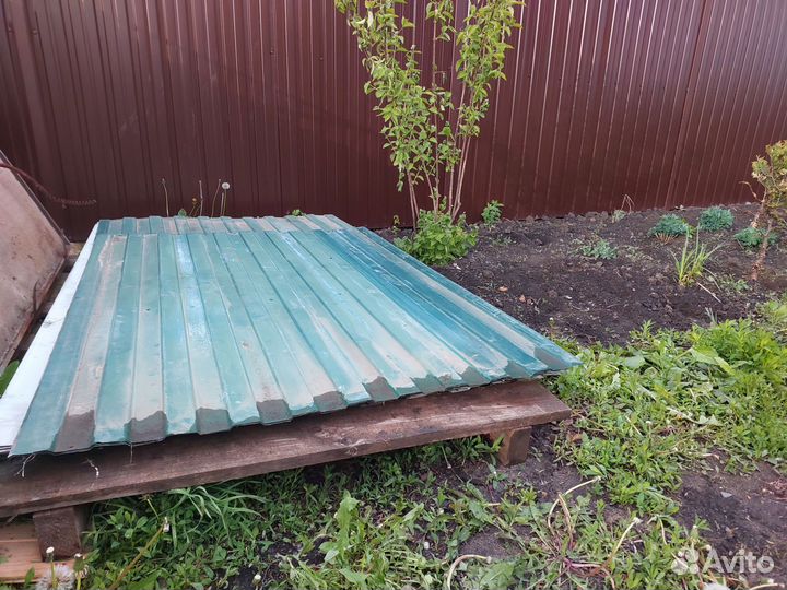 Листы профнастила бу