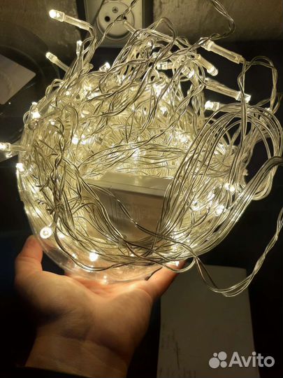 Гирлянда штора занавес