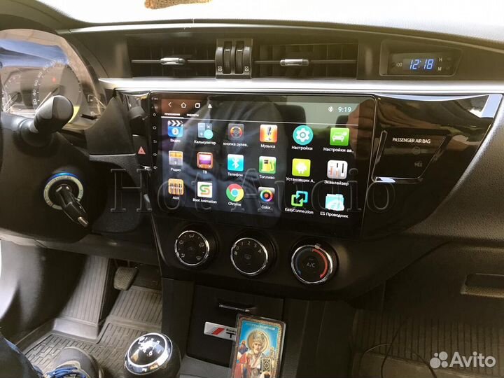 Магнитола для Toyota Corolla e180 с установкой