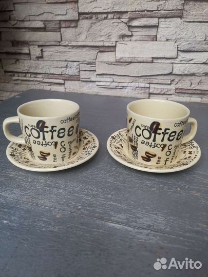 Чайник заварочный, чашки, блюдца