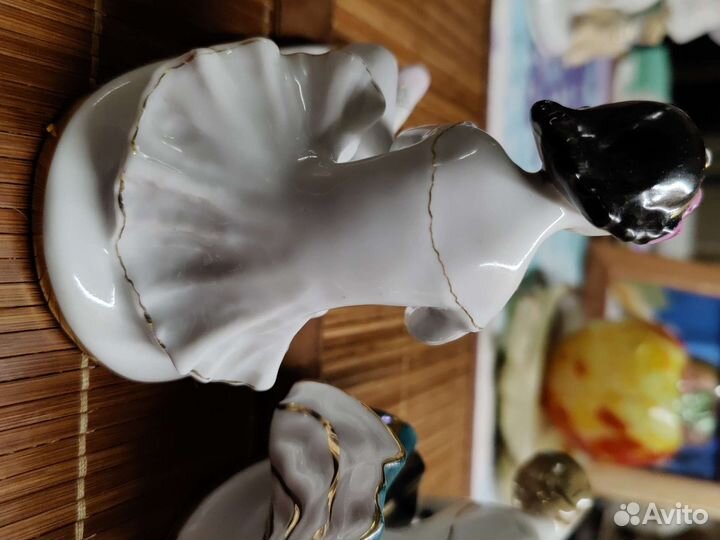 Фарфоровые статуэтки балерина