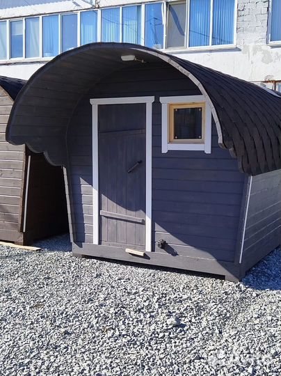 Каркасная баня 4 метра