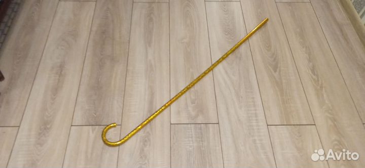 Трость для восточных танцев золотистая