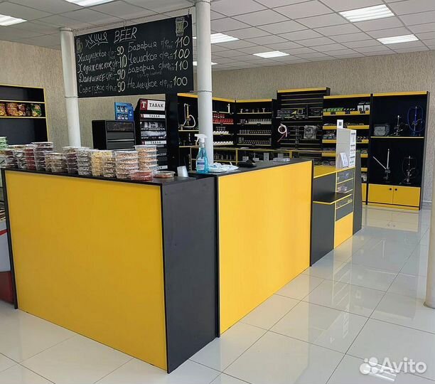 Витрины для кальянов и табака