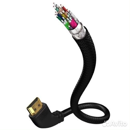 Кабель hdmi Eagle Cable Deluxe hdmi 2.0 Angled0,8m