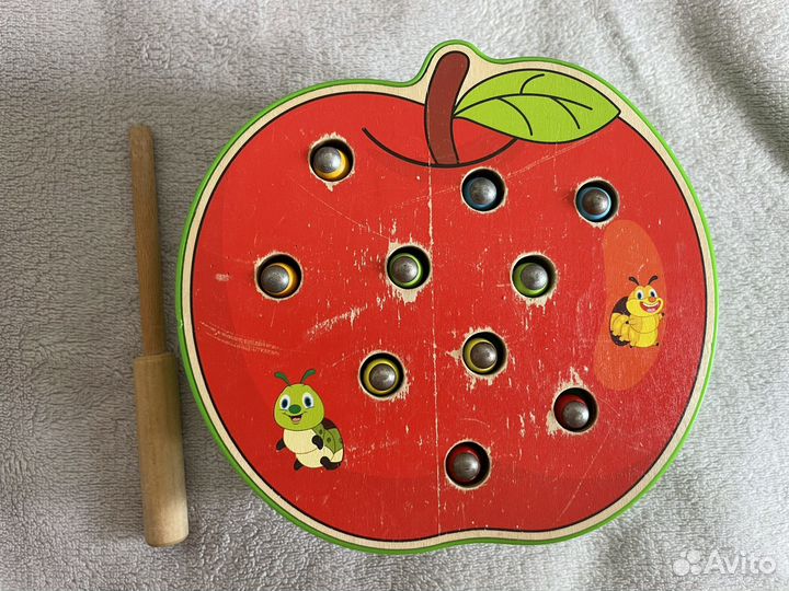 Деревянные игрушки для малышей 3шт