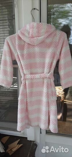 Халат махровый для девочки 6-8 лет