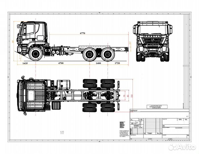 IVECO-Hongyan CQ3346HV35D, 2023