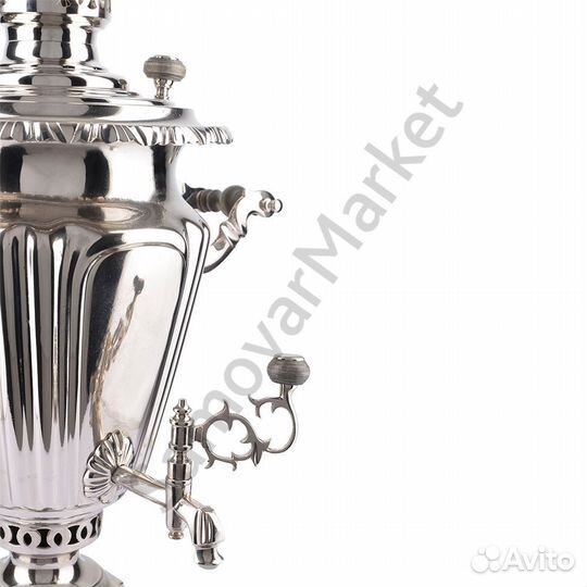 Самовар дровяной 6,5 л «Рюмка гранная» Баташева