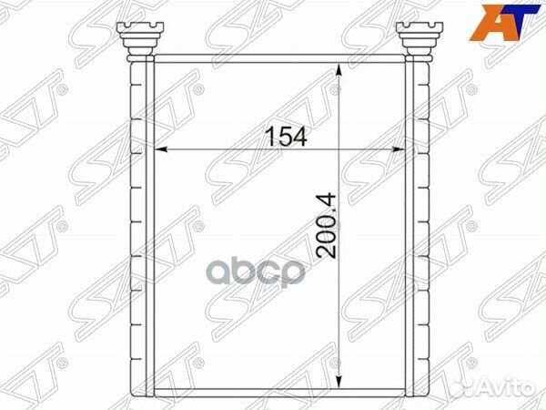 Радиатор отопителя салона toyota camry 06-11/AL