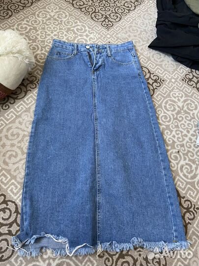 Джинсовая юбка