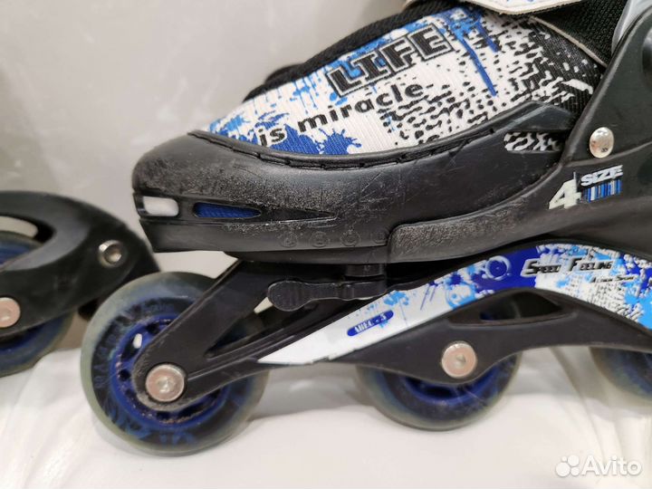 Роликовые коньки детские раздвижные