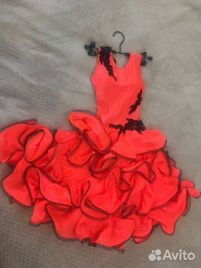 Платье для бальных танцев латина Юниоры-1