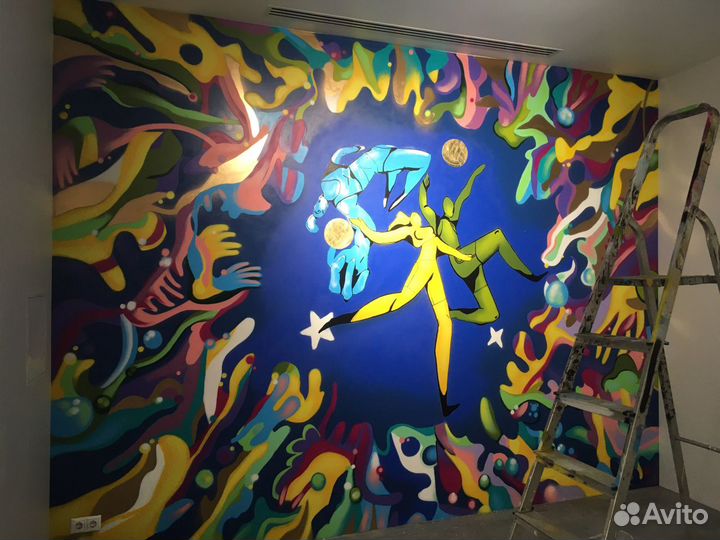 Монументальная, художественная роспись, граффити