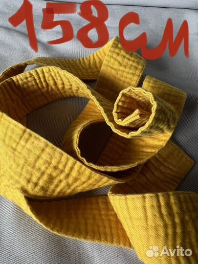 Желтый пояс для единоборств