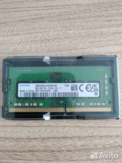 Оперативная память sodimm Samsung M471A1K43EB1-CWE