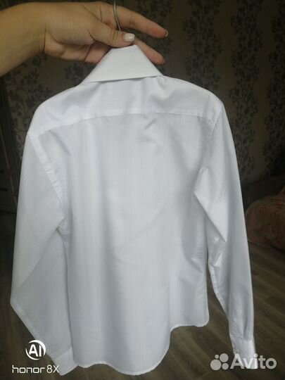 Рубашка с длинным рукавом 128-134 хб
