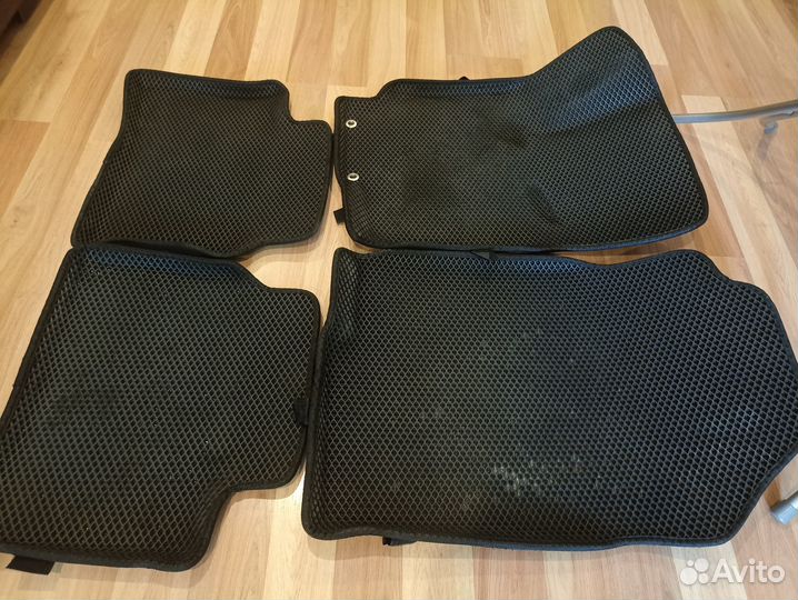 Эва коврики на hyundai solaris с бортами б.у
