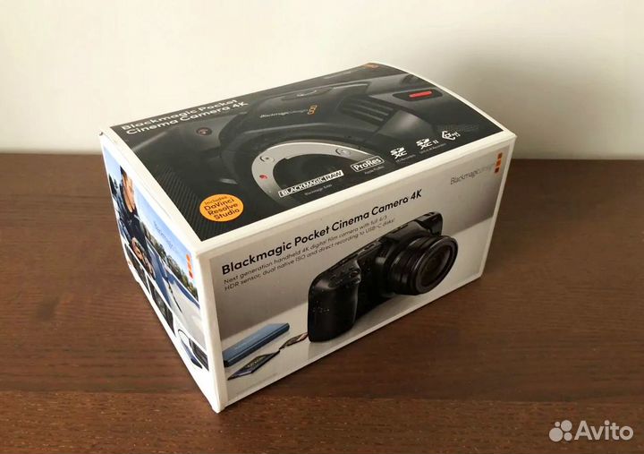 Коробка от камеры Blackmagic 4k