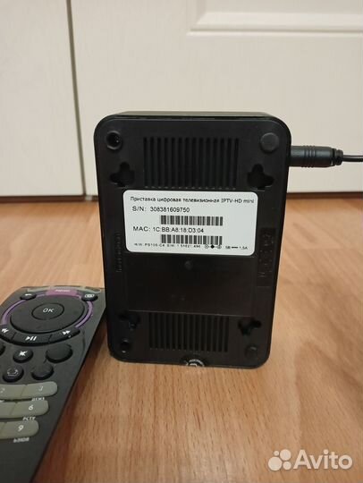 Тв приставка Ростелеком iptv-hd mini + пульт д/у