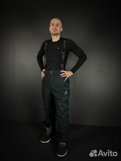 Полукомбинезон горнолыжный Evil Wolf Серый