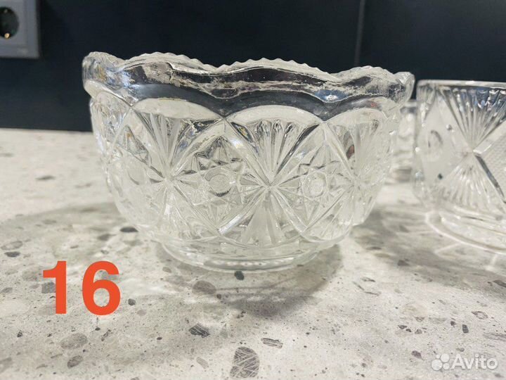 Салатники из хрусталя