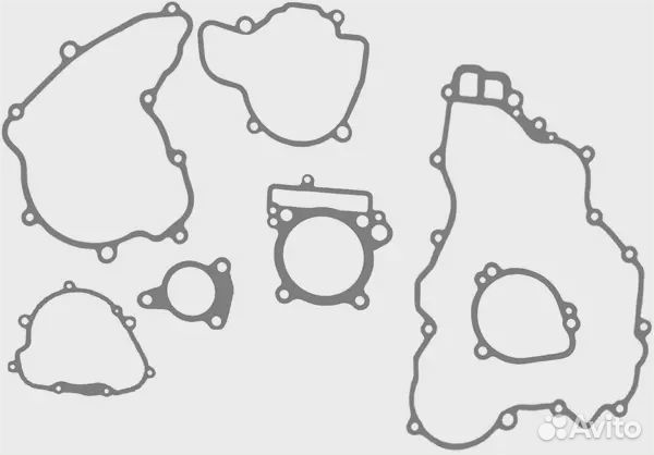 Комплект прокладок для мотоцикла KTM 250 SX-F 05-1