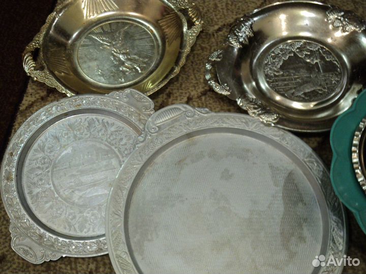 Подносы разного размера алюминиевое