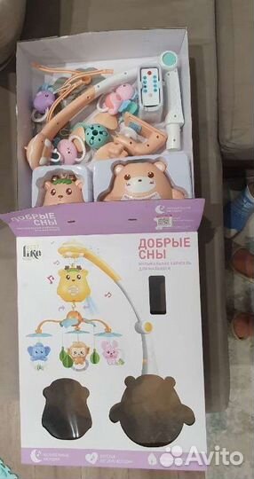 Музыкальный мобиль на кроватку Добрые сны