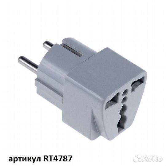 Адаптер Переходник с английской вилки на евровилку