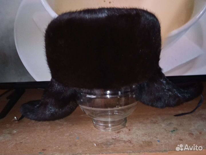 Норковая шапка мужская