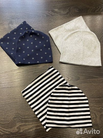 Комплекты шапка и снуд, новые, 48-50 см