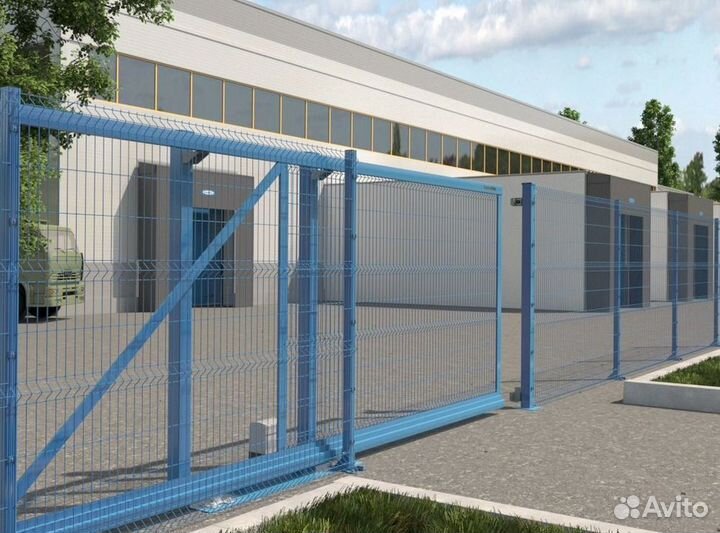 3D заборы, ворота и калитки