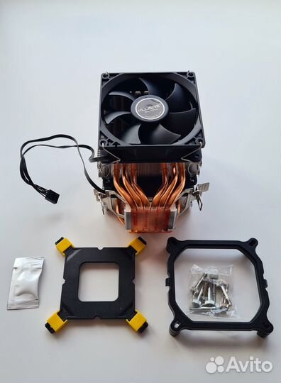 Кулер для процессора. 6 трубок, 2 кулера