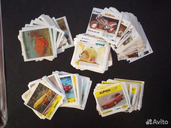 Вкладыши Bombibom полные серии. 331 штЦена за все