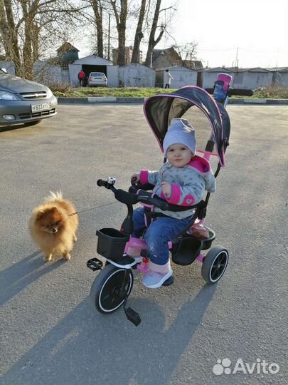 Детский трехколесный велосипед бу