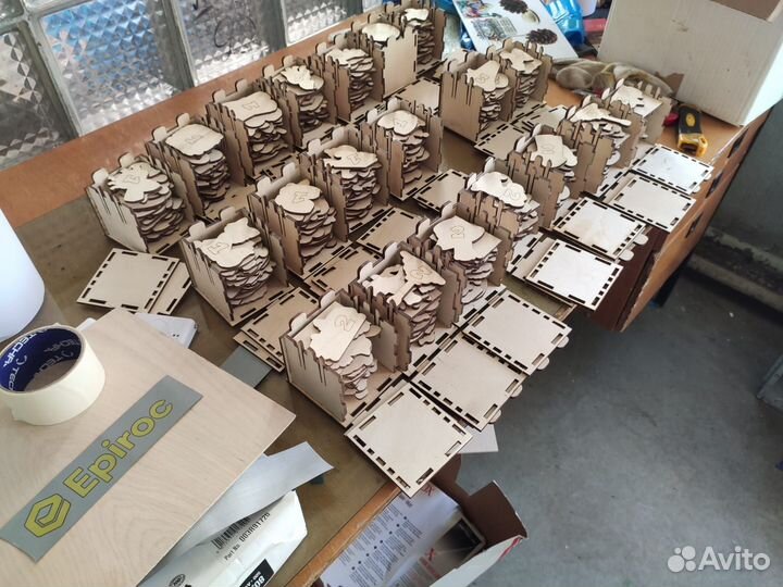 Лазерная резка, гравировка фанеры, хдф, оргстекло