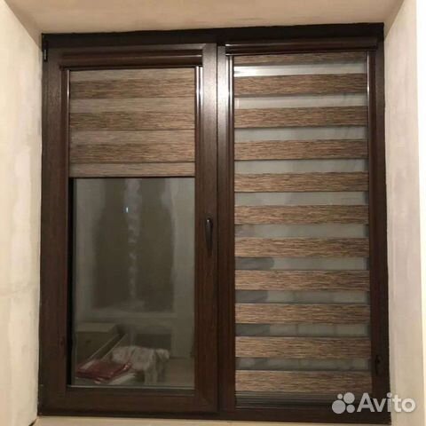 Рулонные шторы зебра