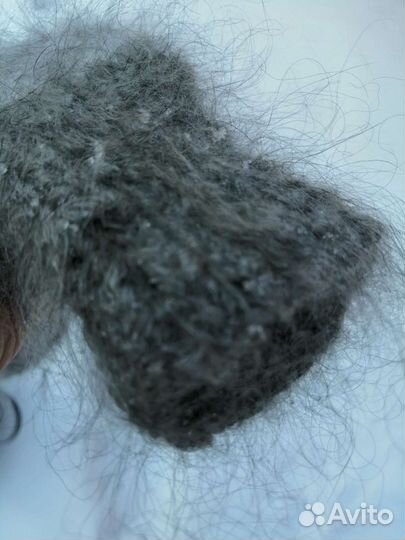 Варежки из козьего пуха