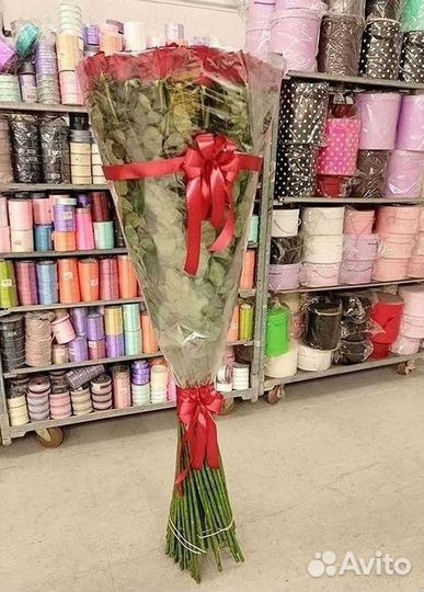 Высокие розы Букеты с доставкой