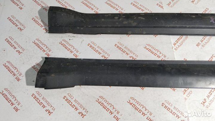 Накладка на порог наружная Mitsubishi Outlander Xl