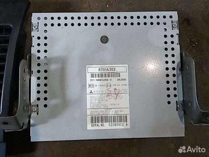 Штатная магнитола Mitsubishi Lancer 10 рестайлинг