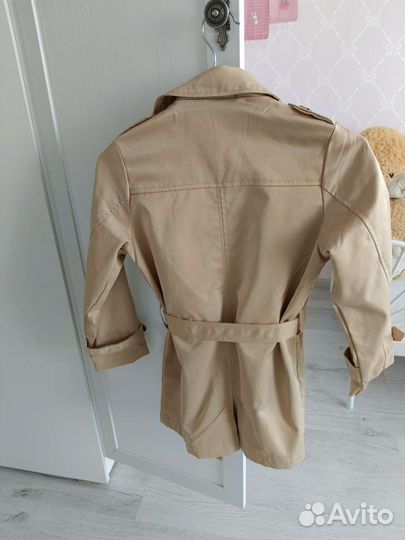 Плащ тренч для девочки