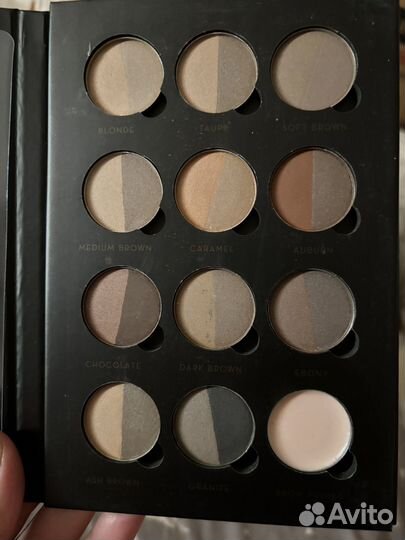 Brow pro palette палетка для бровей