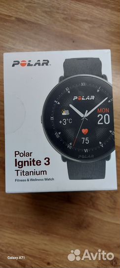 Смарт часы Polar Lgnite 3 Titanium