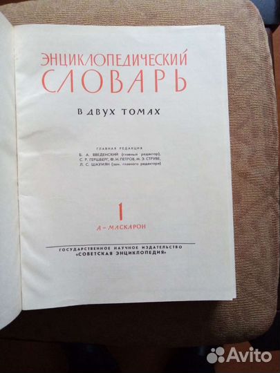 Энциклопедический словарь в 2 томах