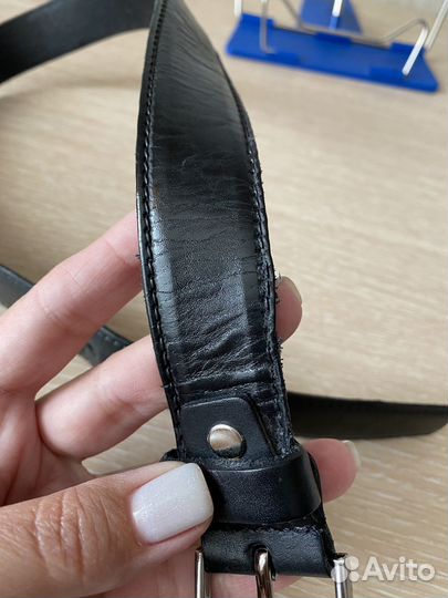 Ремень детский кожаный