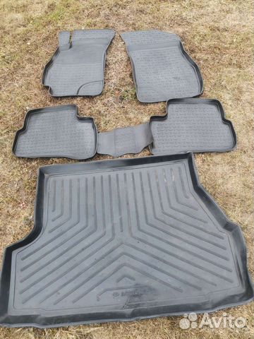 Резиновые ковры салона и багажника Accent Tagaz