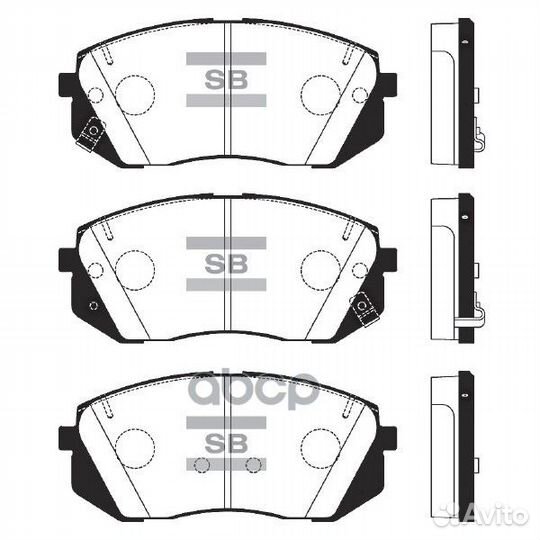Колодки торм.дисковые Hi-Q hyundai NEW K5 (JF)