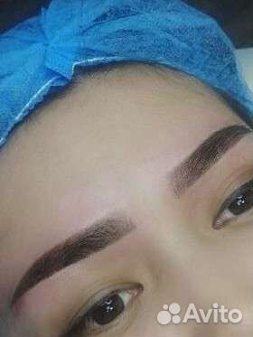 Перманентный макияж бровей